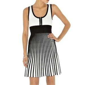 Karen Millen Rib Paneled Knit Dress SzXS/1